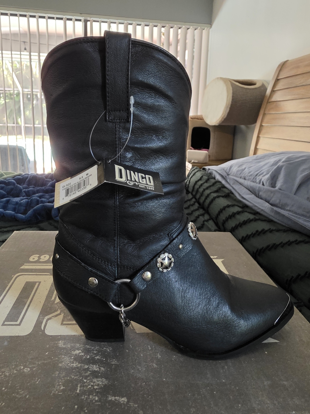 Dingo Women's Black Western Bootie - Dingo